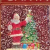 Decorator's Warehouse 7” Shimmer Santa Mail Box Water Lantern > Christmas Decor|Retro Brites