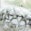 Decorator's Warehouse 6” Shiny Diamond, Champagne Onion Finial Ornament - Box of 2 > White Christmas|Red & Silver