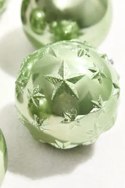 Decorator's Warehouse 3" Shiny Light Green Shatterproof Tube > Boxed Sets|Christmas Sale