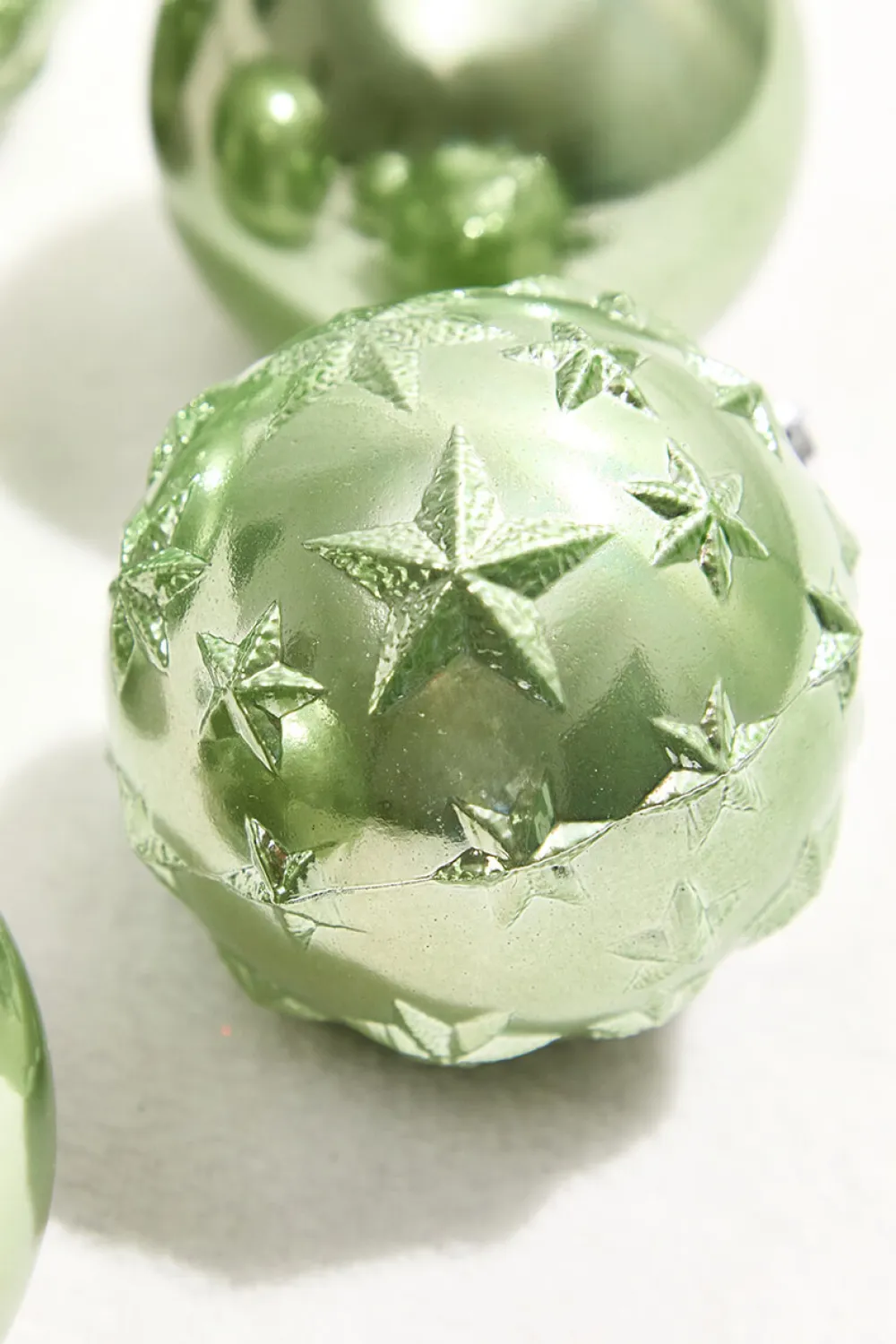 Decorator's Warehouse 3" Shiny Light Green Shatterproof Tube > Boxed Sets|Christmas Sale