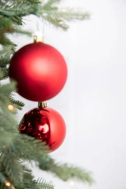 Decorator's Warehouse 3.1” Shiny/Matte Christmas Red Shatterproof Ornaments - Set of 6 > Cardinal|Nutcracker