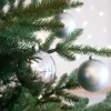 Decorator's Warehouse 3.9” Shiny/Matte Silver Shatterproof Ornaments - Set of 4 > White Christmas|Boxed Sets