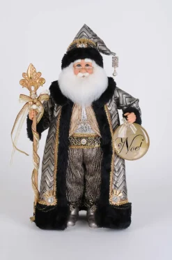 Decorator's Warehouse Silver and Gold Noel Santa > Karen Didion