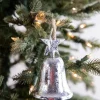 Decorator's Warehouse 5” Silver Bell Ornament > Christmas Ornaments|Christmas Ornaments