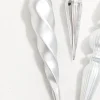Decorator's Warehouse 12" Silver Finial Boxed - Set of 4 > White Christmas|Boxed Sets