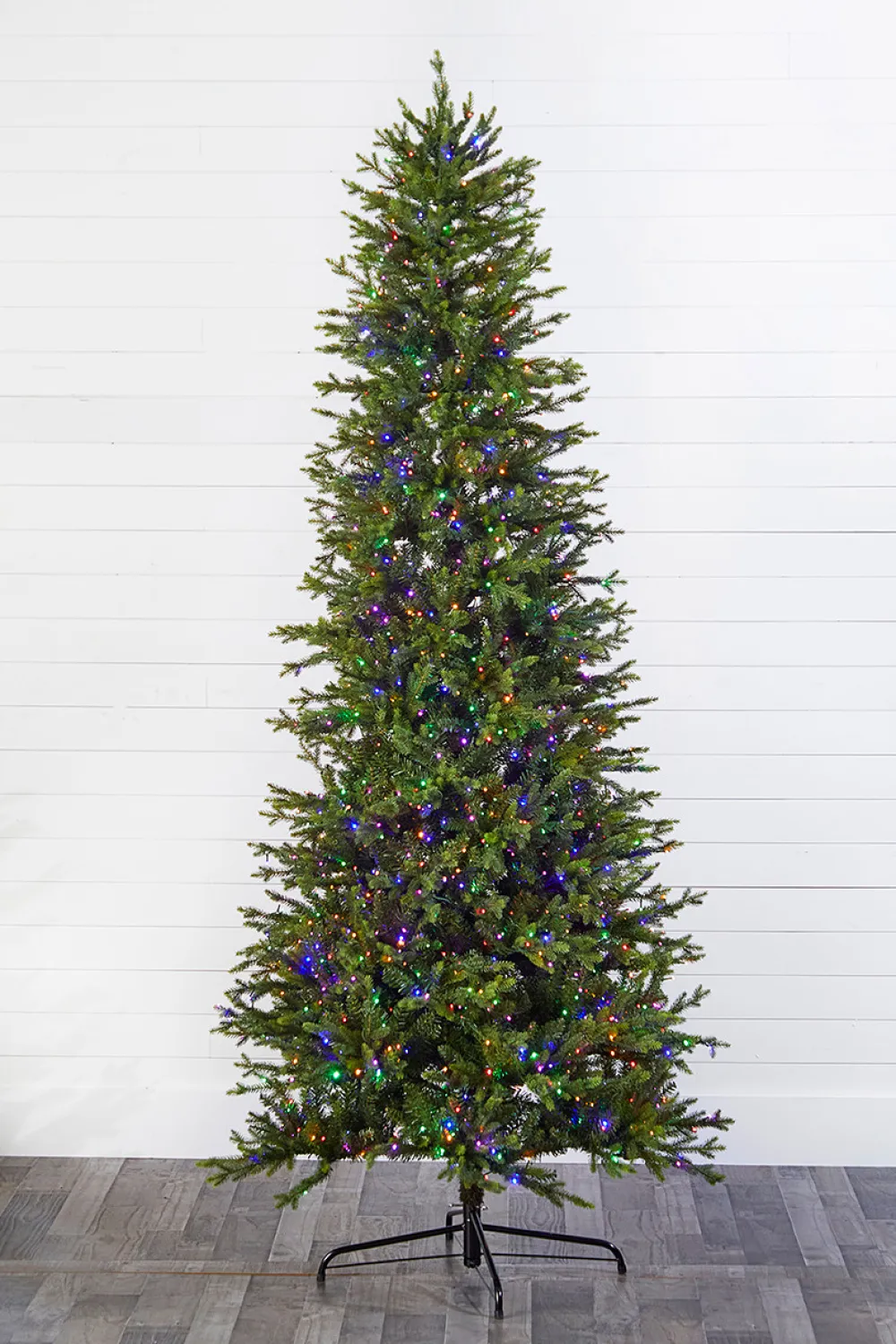 Decorator's Warehouse 9' Slim Southern Fir with 1500 3mm Lights > 9 Feet|Green