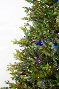 Decorator's Warehouse 9' Slim Southern Fir with 1500 3mm Lights > 9 Feet|Green