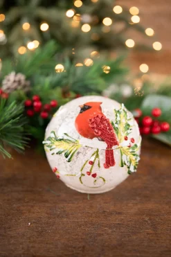 Decorator's Warehouse 4” Small Glass Light Up Cardinal Décor > Cardinal|Christmas Accents