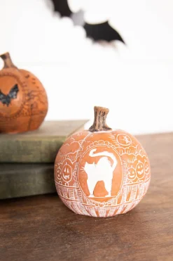 Decorator's Warehouse 3” Small Resin Vintage Vibes Pumpkin > Halloween|Halloween