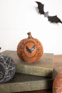 Decorator's Warehouse 3” Small Resin Vintage Vibes Pumpkin > Halloween|Halloween