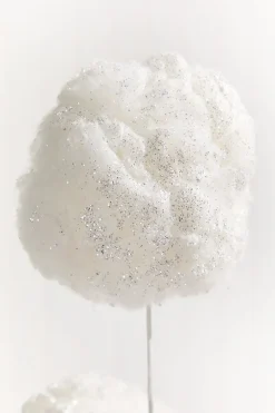 Decorator's Warehouse 27" Snowball Spray with Glitter > North Pole Party|Christmas Sale