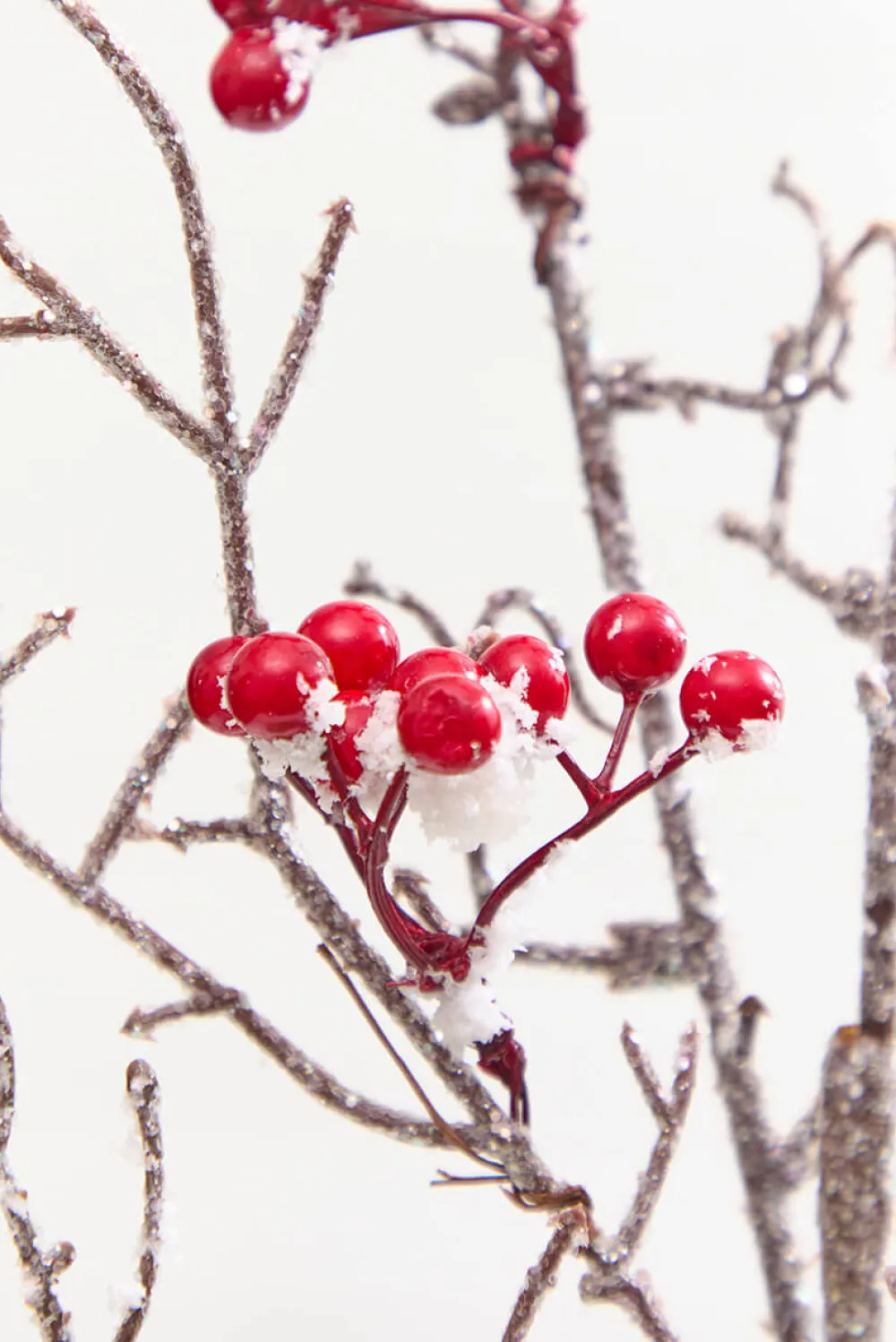 Decorator's Warehouse 32" Snow Berry Spray > Cardinal|Christmas Sprays