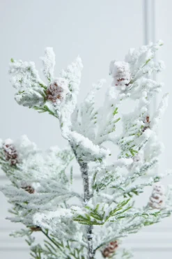 Decorator's Warehouse 24” Snow Cedar Spray > Winter Woodland|Christmas Sprays