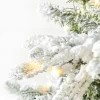 Decorator's Warehouse 9' Snowcrest Pencil Pine Artificial Christmas Tree with 700 Color-Changing Lights > 9 Feet|Christmas Decor
