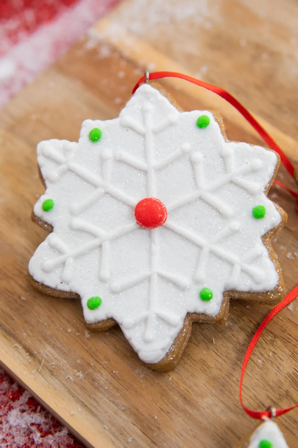 Decorator's Warehouse 4” Snowflake Cookie Ornament > Christmas Ornaments|Christmas Decor