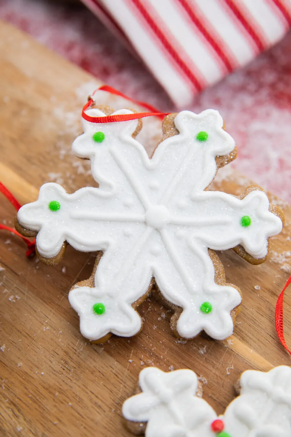 Decorator's Warehouse 4” Snowflake Cookie Ornament > Christmas Ornaments|Christmas Decor