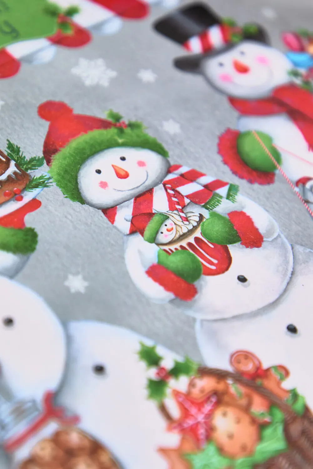 Decorator's Warehouse 17.3" Snowman Bakery Christmas Tray > Christmas Sale|Christmas Decor