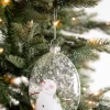 Decorator's Warehouse 5” Snowman Family Glass Ornament > Christmas Ornaments|Glass