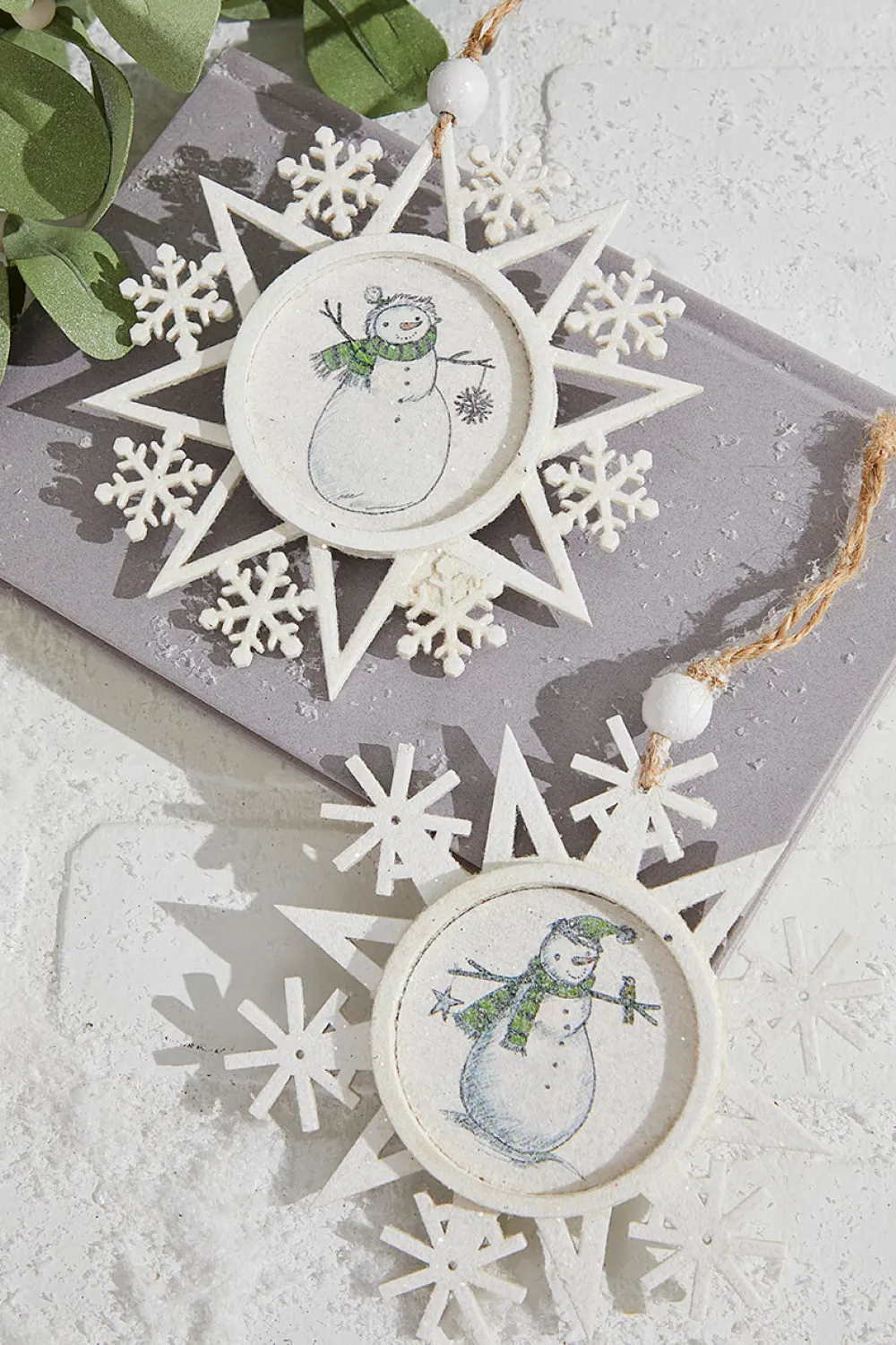 Decorator's Warehouse 6" Snowman Plywood Ornament > Christmas Ornaments|Christmas Ornaments