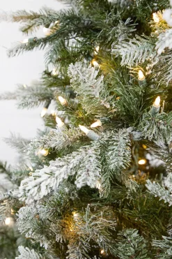 Decorator's Warehouse 7.5' Snow Tip Aspen with 650 LED Lights > Christmas Decor|Flocked Or White