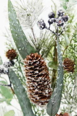 Decorator's Warehouse 28" Snowy Pinecone & Berry Spray > Winter Woodland|2026 New Additions