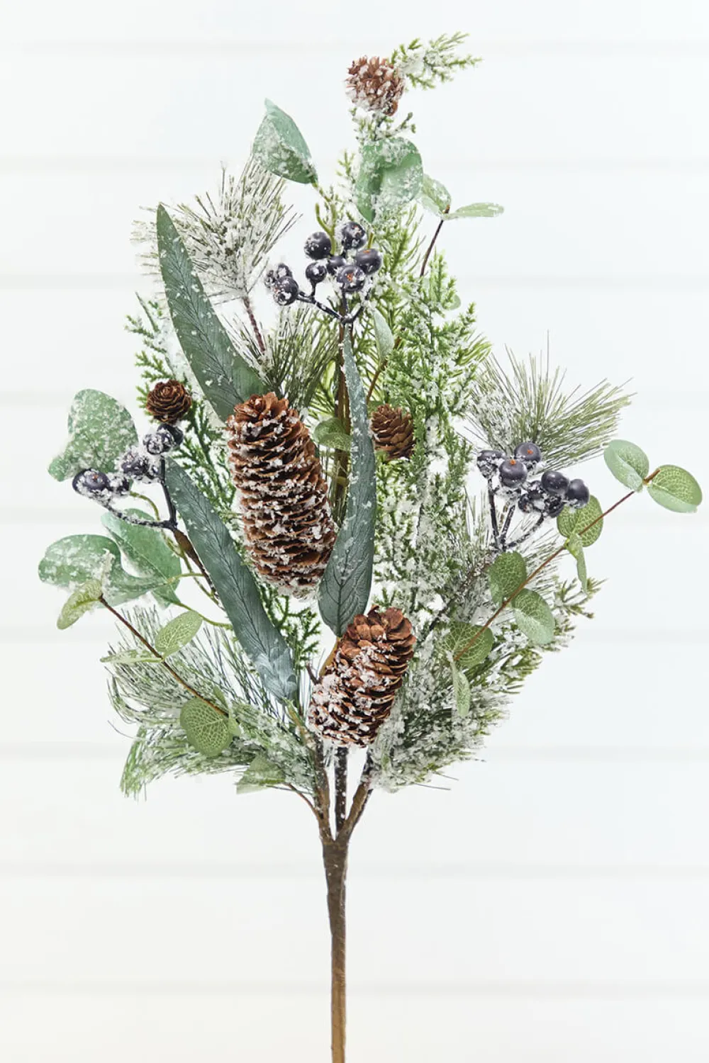 Decorator's Warehouse 28" Snowy Pinecone & Berry Spray > Winter Woodland|2026 New Additions