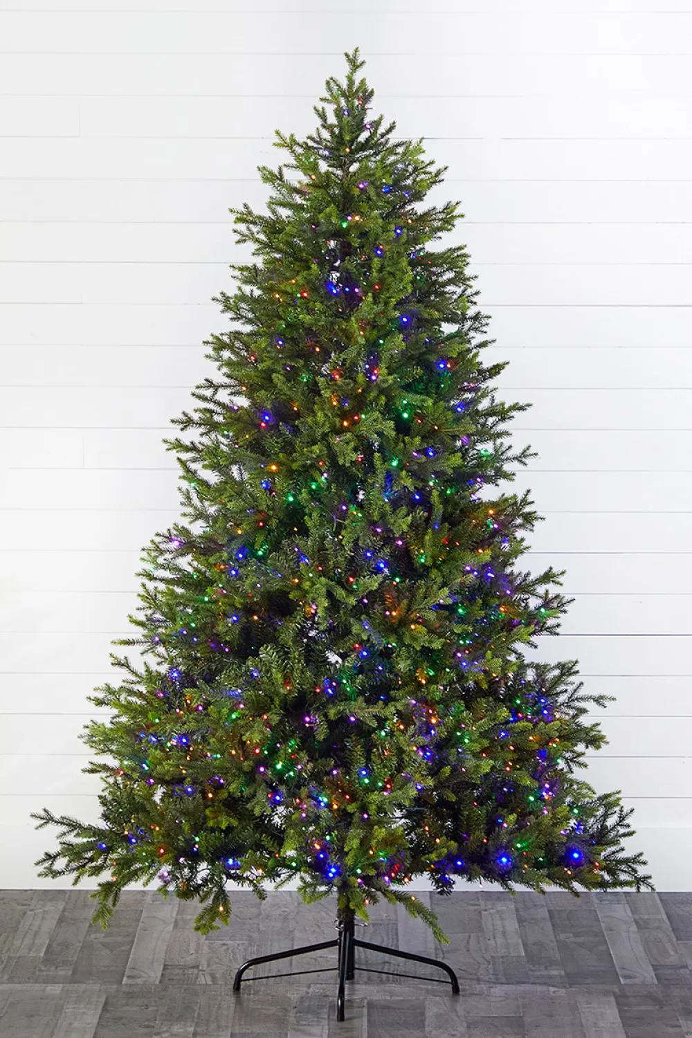 Decorator's Warehouse 7.5' Southern Fir with 1400 3mm Lights > Green|Color Changing