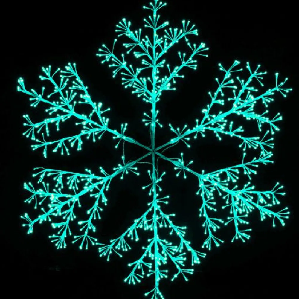 Decorator's Warehouse 60" Sparkler Snowflake LED RGBWW > Outdoor Lighting|Lit Signs