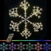 Decorator's Warehouse 48" Sparkler Snowflake LED RGBWW > Outdoor Lighting|Lit Signs