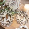 Decorator's Warehouse 6" Spinning Nativity Ornament > Christmas Decor|Nativity Ornaments
