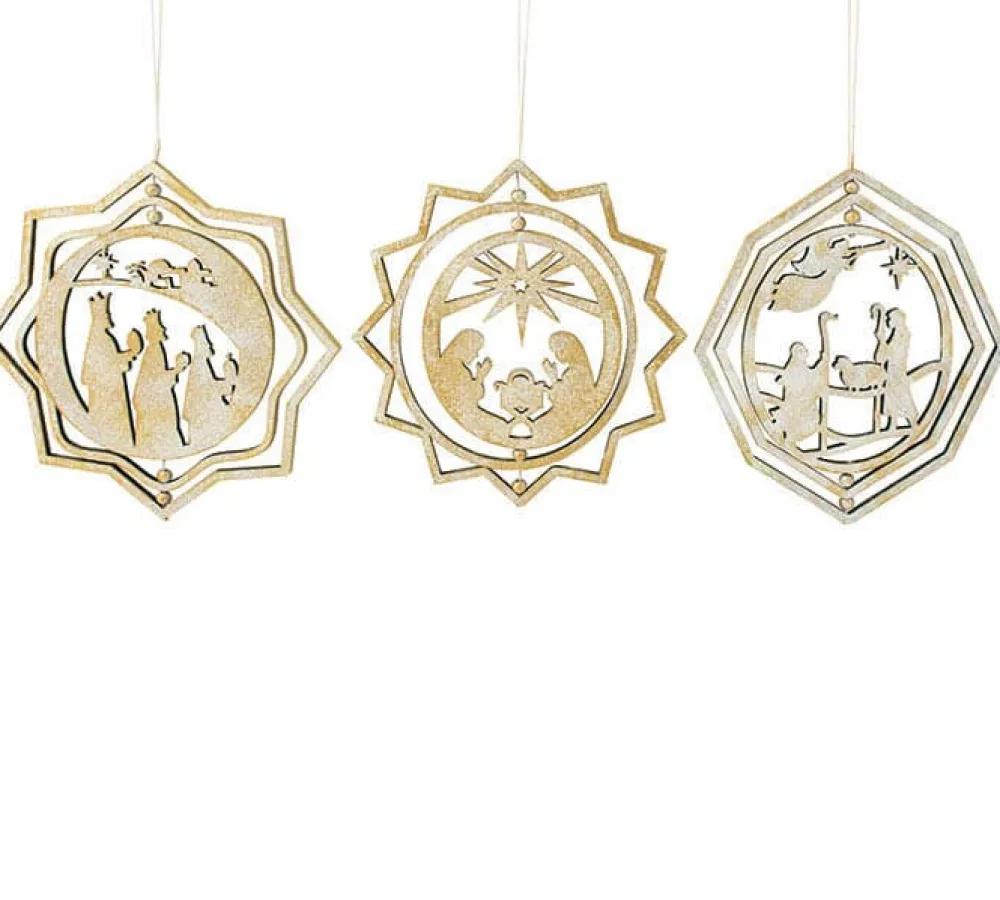Decorator's Warehouse 6" Spinning Nativity Ornament > Christmas Decor|Nativity Ornaments