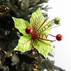 Decorator's Warehouse 22” Spring Ball Poinsettia Stem > Storyville|Christmas Flowers