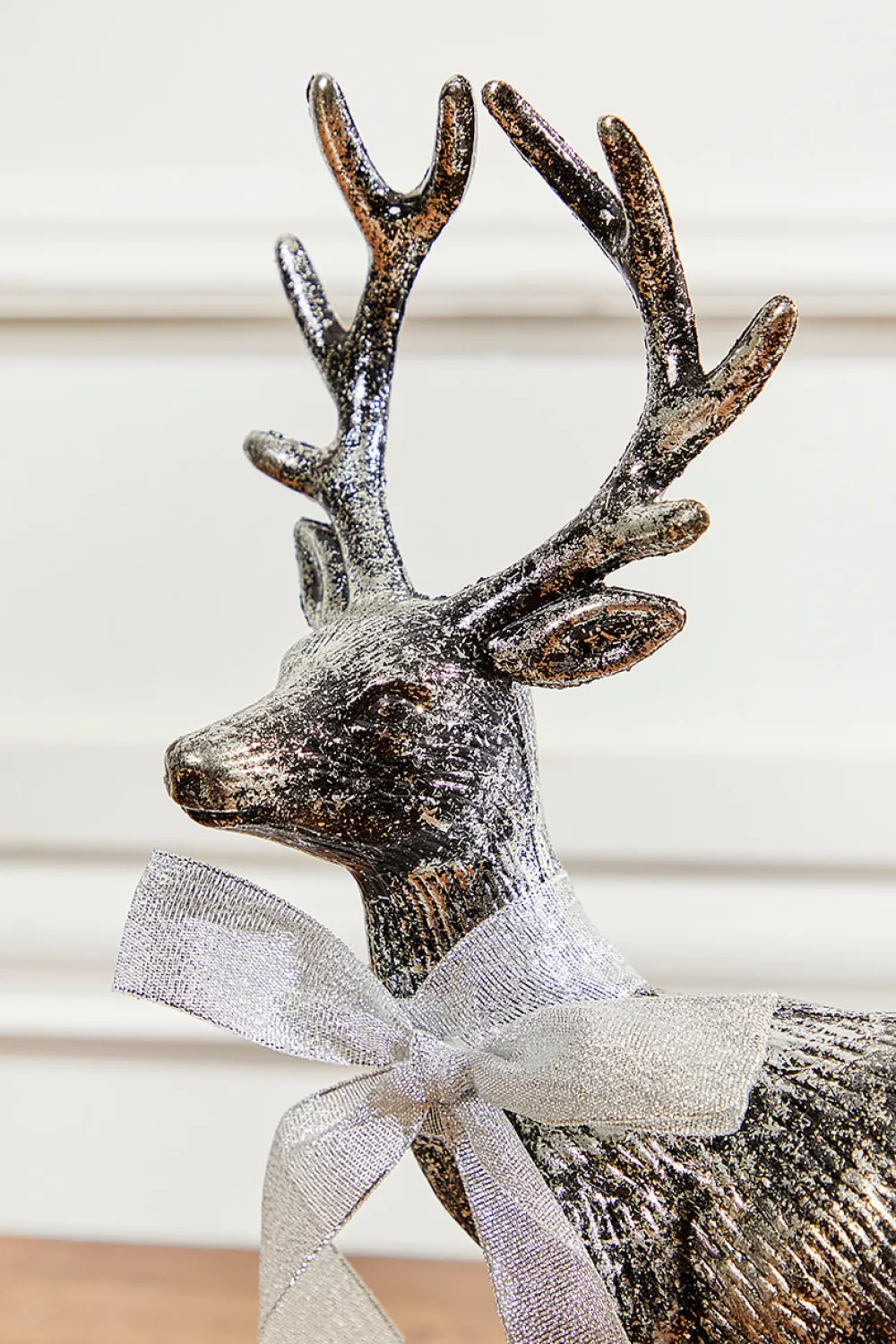 Decorator's Warehouse 13" Standing Buck Deer > Winter Woodland|Christmas Accents