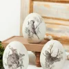 Decorator's Warehouse 6" Standing Resin Egg - Set of 3 > Easter Table Decor|Easter Decor