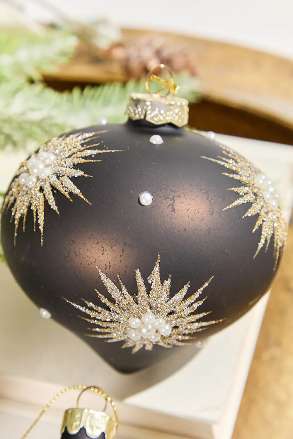 Decorator's Warehouse 4"-6" Starburst Glass Ornament > Christmas Decor|Christmas Ornaments