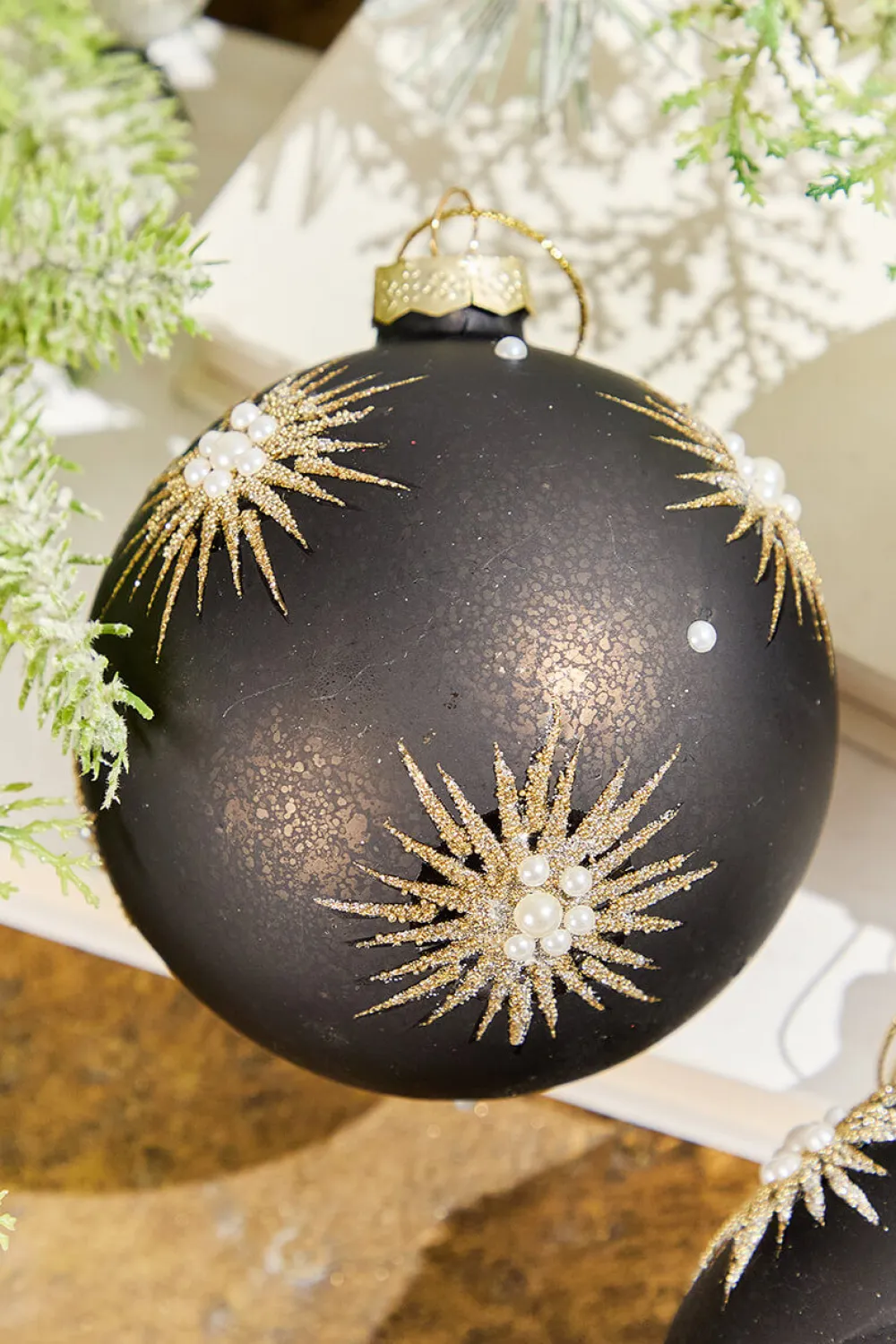 Decorator's Warehouse 4"-6" Starburst Glass Ornament > Christmas Decor|Christmas Ornaments