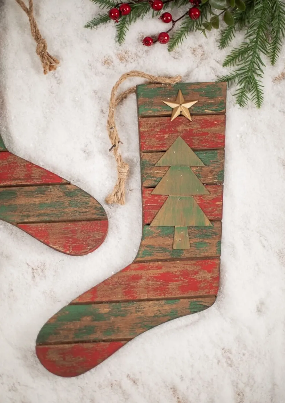 Decorator's Warehouse Star/Tree Holiday Hanging Stockings > Christmas Sale