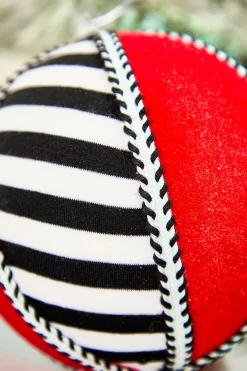 Decorator's Warehouse 6" Stripe Ball Ornament > Nutcracker|Christmas Decor