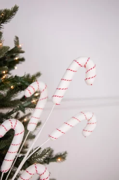Decorator's Warehouse 32” Striped Candy Cane Spray > Gingerbread|Peppermint