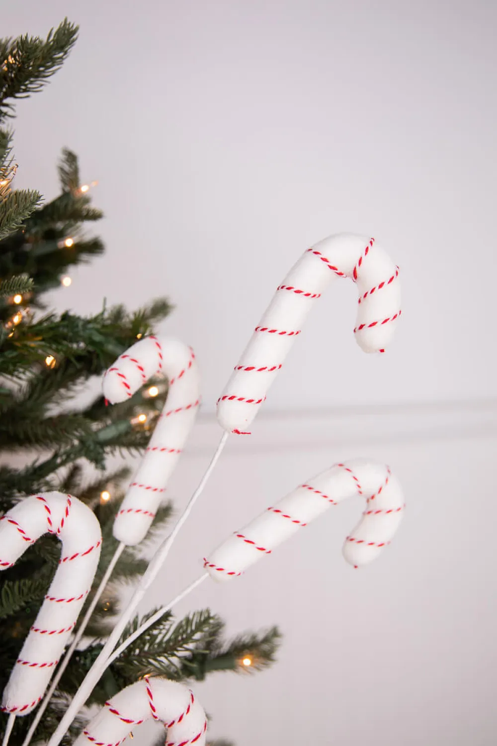 Decorator's Warehouse 32” Striped Candy Cane Spray > Gingerbread|Peppermint