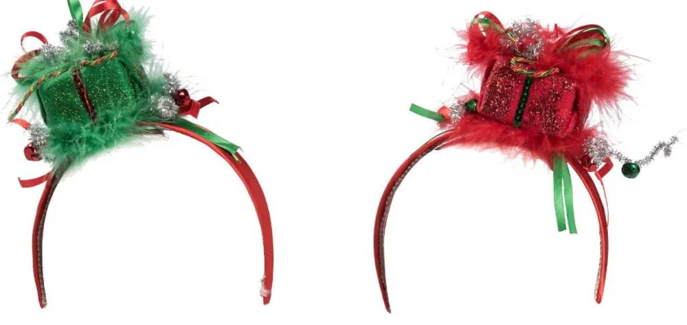 Decorator's Warehouse Styro Christmas Gift Box Headband > Fun Gifts|Christmas Decor
