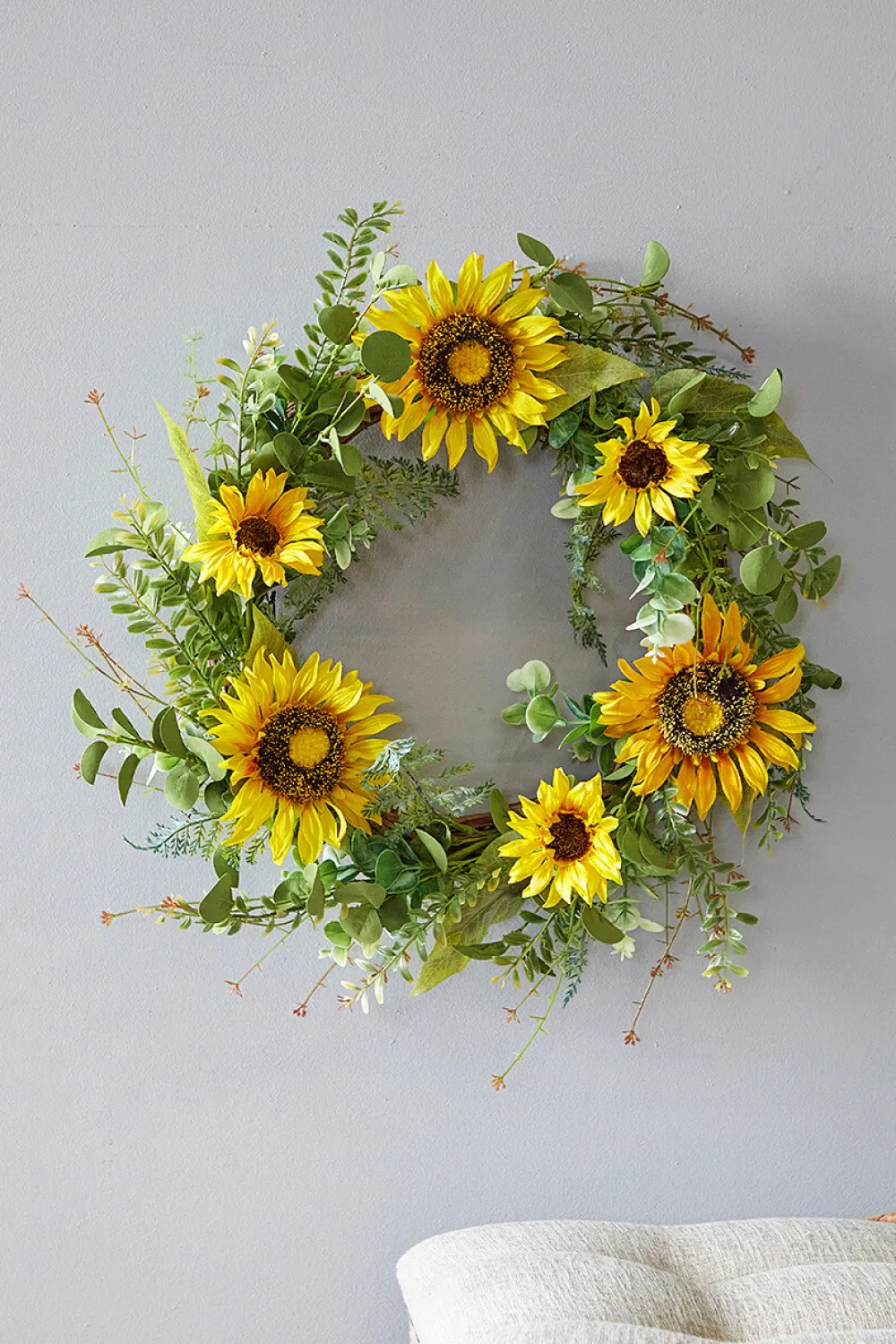 Decorator's Warehouse 24" Sunflower Mixed Wreath > Christmas Decor|All Wreaths
