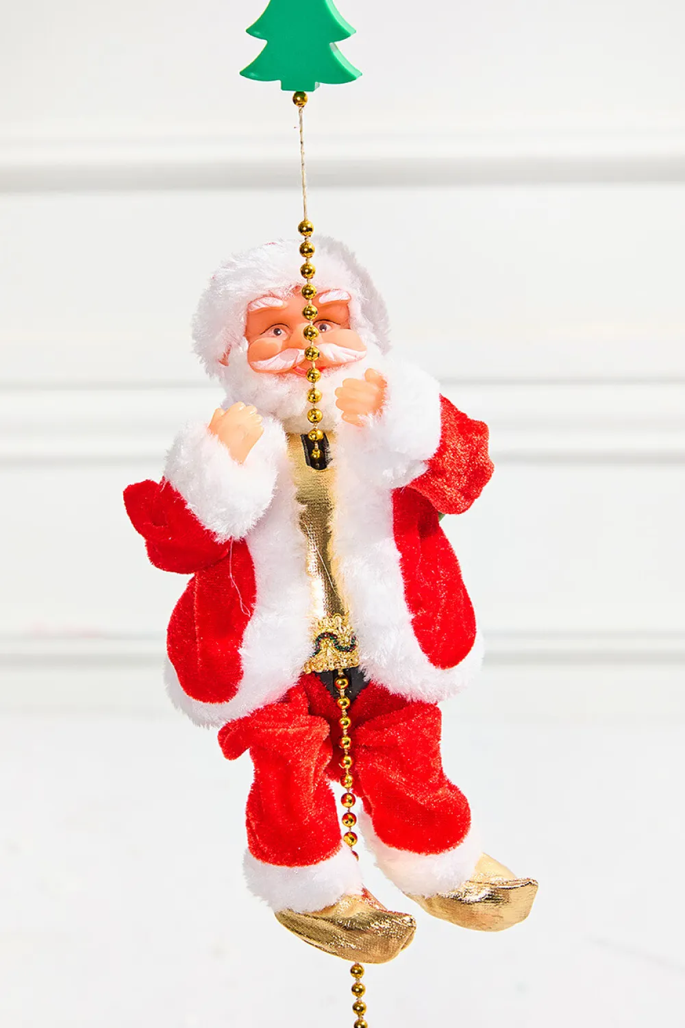 Decorator's Warehouse 43" Tall Climbing Santa on Rope > Santas & Angels|Christmas Decor