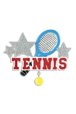 Decorator's Warehouse 3" Tennis Customizable Ornament > Christmas Ornaments|Christmas Decor