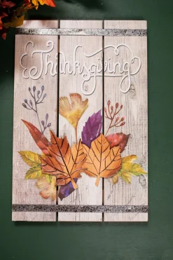 Decorator's Warehouse Thanksgiving Greeting Sign > Fall Decor|Fall Decor