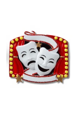 Decorator's Warehouse 3" Theater Customizable Ornament > Christmas Ornaments|Christmas Decor