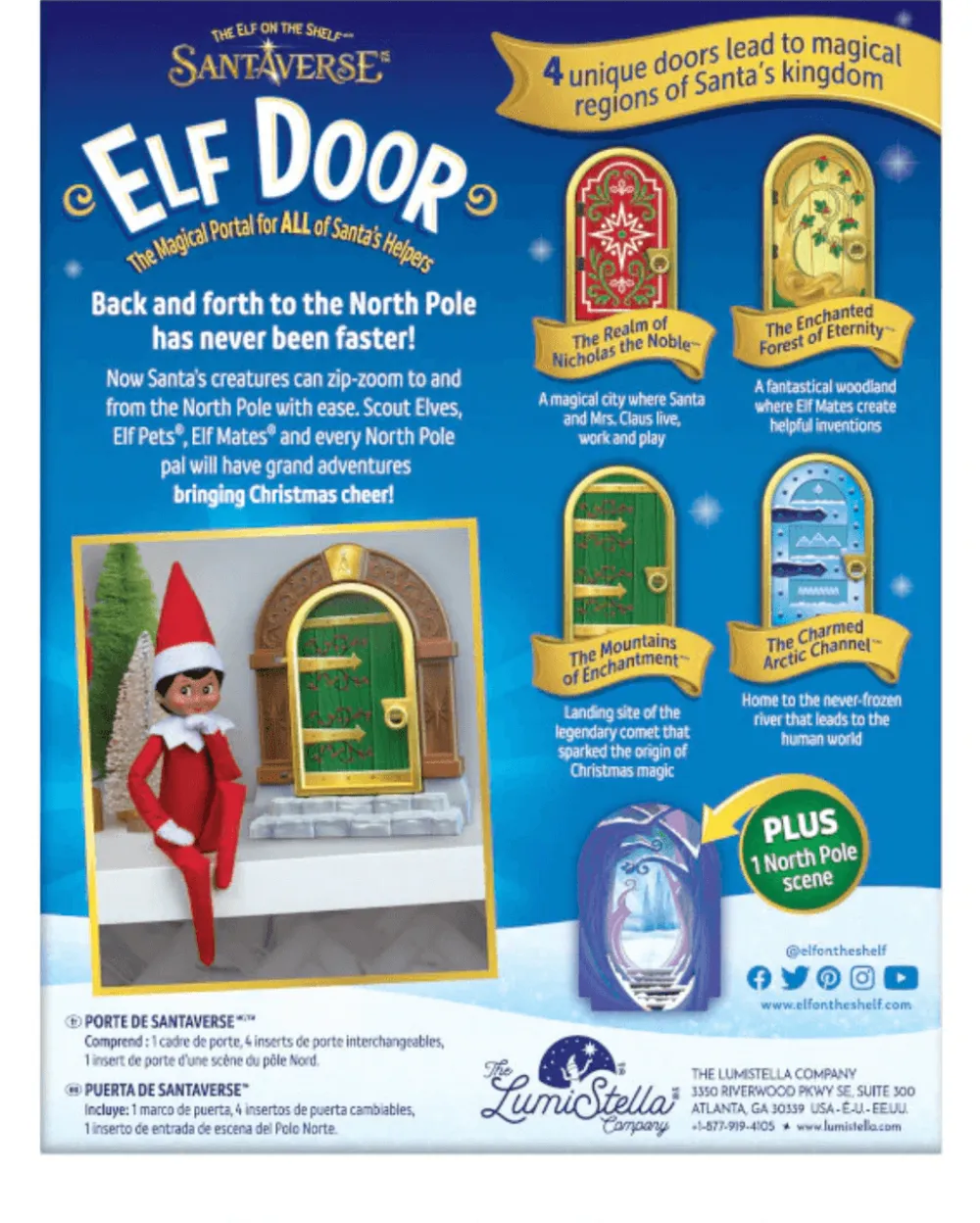 Decorator's Warehouse The Elf on the Shelf® Santaverse™ Elf Door > Elf On The Shelf|Christmas Decor