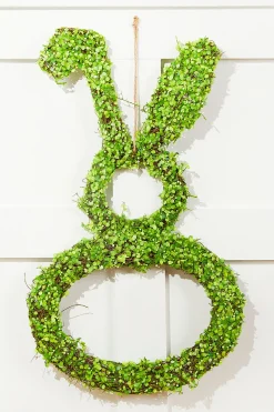 Decorator's Warehouse 20" Thick Angel Vine Rabbit With Jute Hanger > Easter Decor|Easter Decor