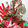 Decorator's Warehouse 30” Tinsel Swirl Spray > Christmas Decor|Christmas Sprays