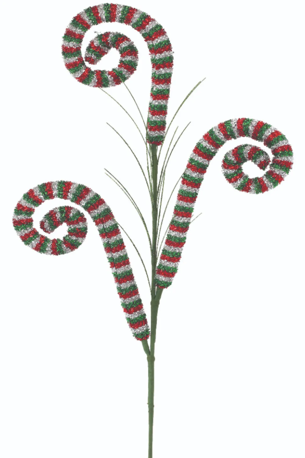 Decorator's Warehouse 30” Tinsel Swirl Spray > Christmas Decor|Christmas Sprays